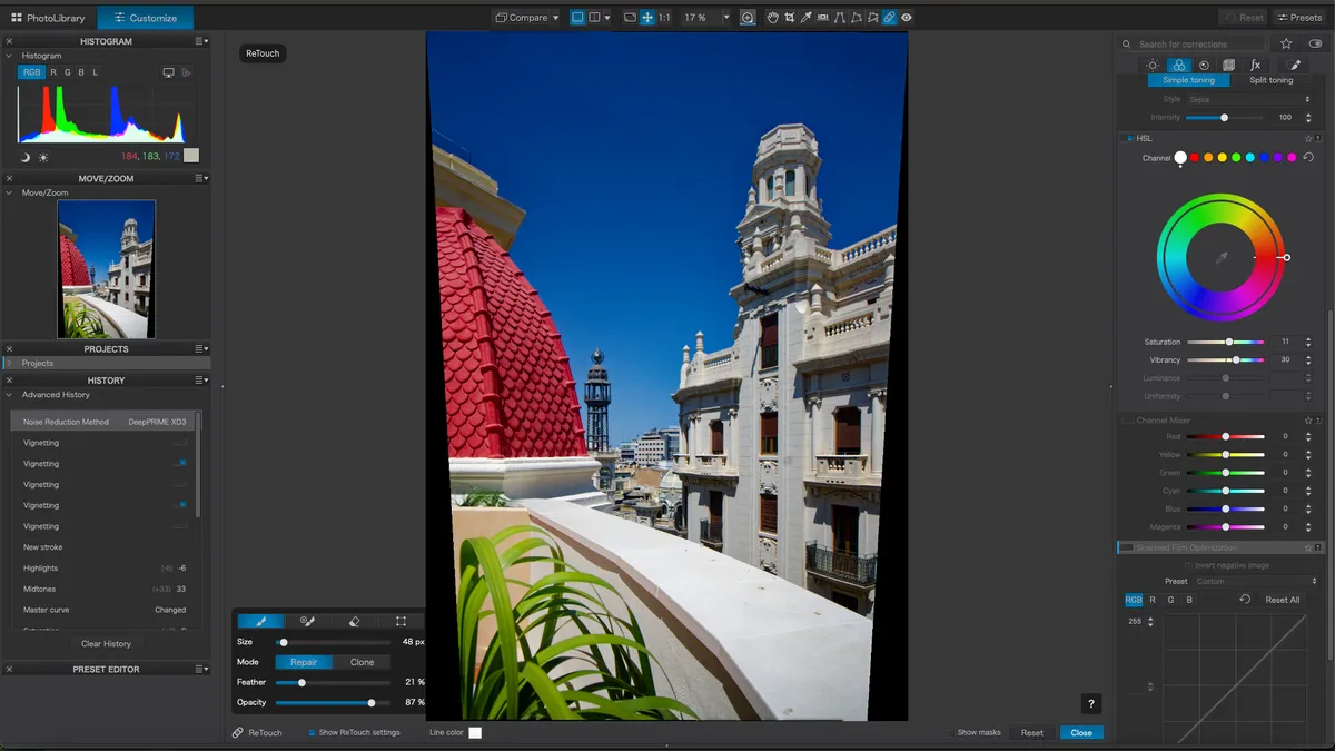 Adding photos and text