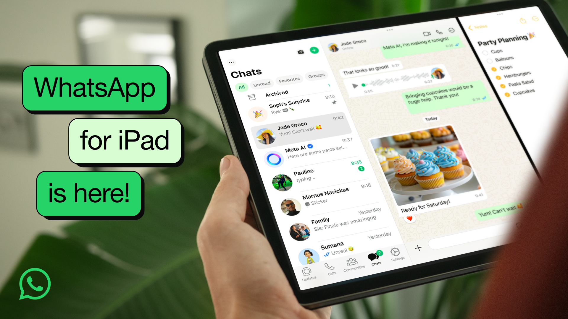 WhatsApp for iPad is here – lead image
