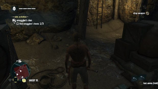 Black Flag Buried Treasure No. 22 map