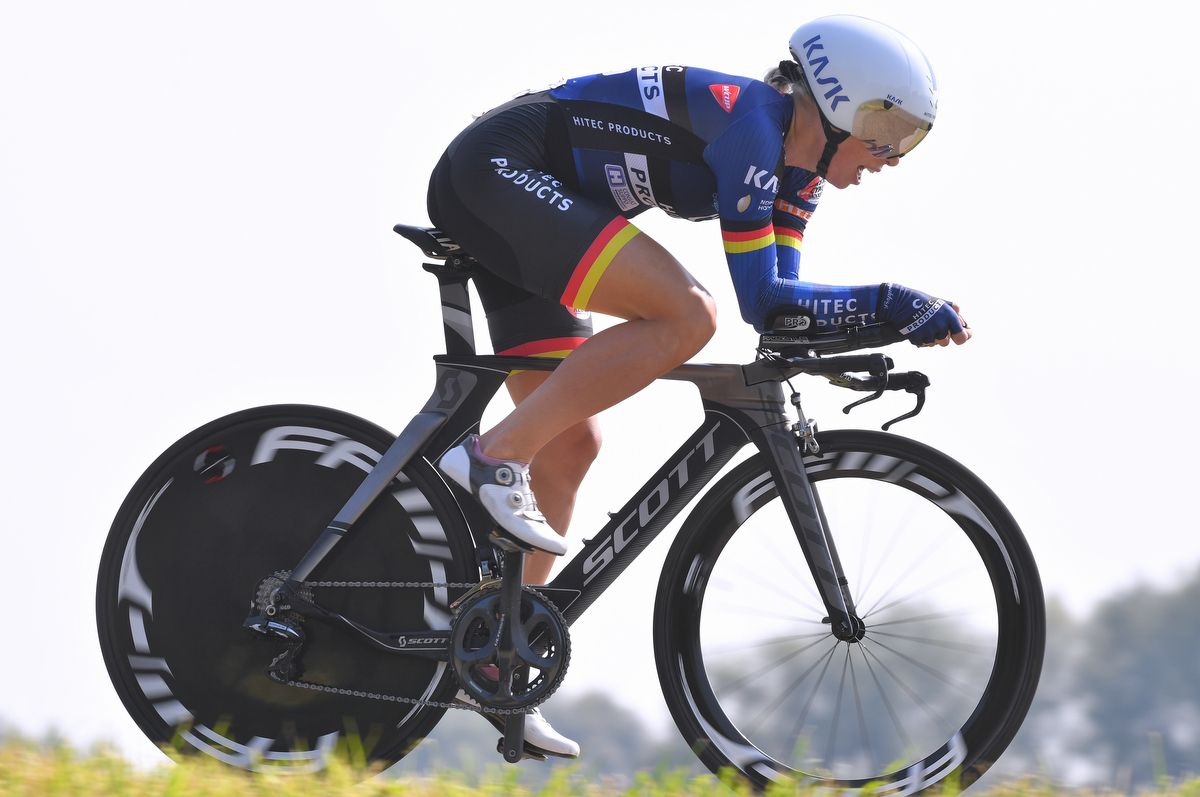 Former German champion Charlotte Becker (Hitec-Products)
