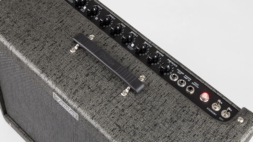 It features 6L6 tubes, a 100-watt Jensen C12K speaker and solid pine cabinet