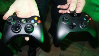 Xbox One controller vs Xbox 360 controller comparison