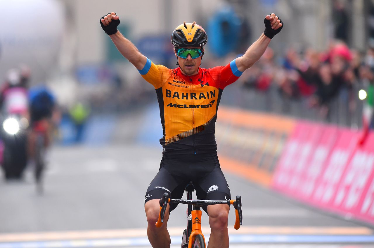 Giro dItalia 2020 103rd Edition 16th stage Udine San Daniele Del Friuli 227 km 20102020 Jan Tratnik SLO Bahrain McLaren photo Dario BelingheriBettiniPhoto2020