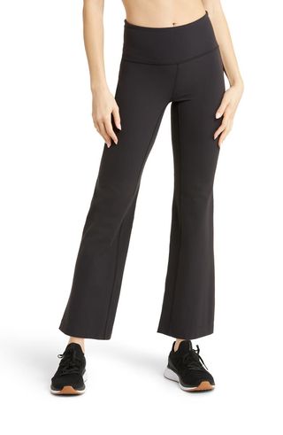 Studio Luxe High Waist Flare Ankle Pants