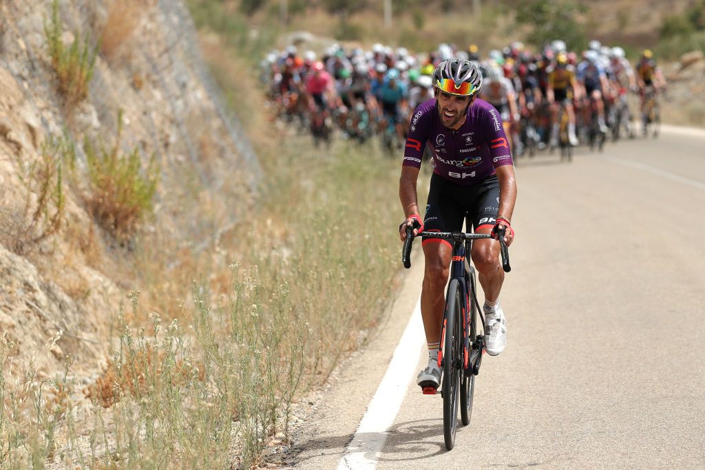 VELEFIQUE SPAIN AUGUST 22 Daniel Navarro Garcia of Spain and Team Burgos BH competes during the 76th Tour of Spain 2021 Stage 9 a 188 km stage from Puerto Lumbreras to Alto de Velefique 1800m lavuelta LaVuelta21 on August 22 2021 in Velefique Spain Photo by Gonzalo Arroyo MorenoGetty Images