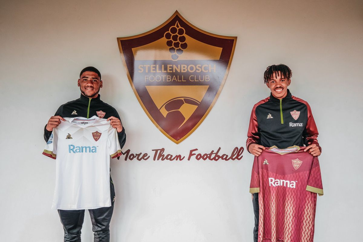 Stellenbosch FC duo Fuad Johnson and Antonio Van Wyk