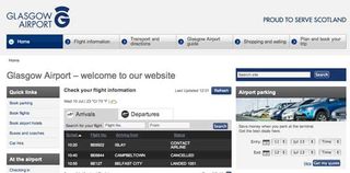The new logo is already in use on the Glasgow Airport website