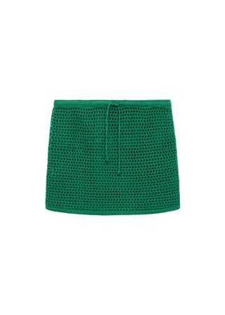 Crochet Mini Skirt - Women