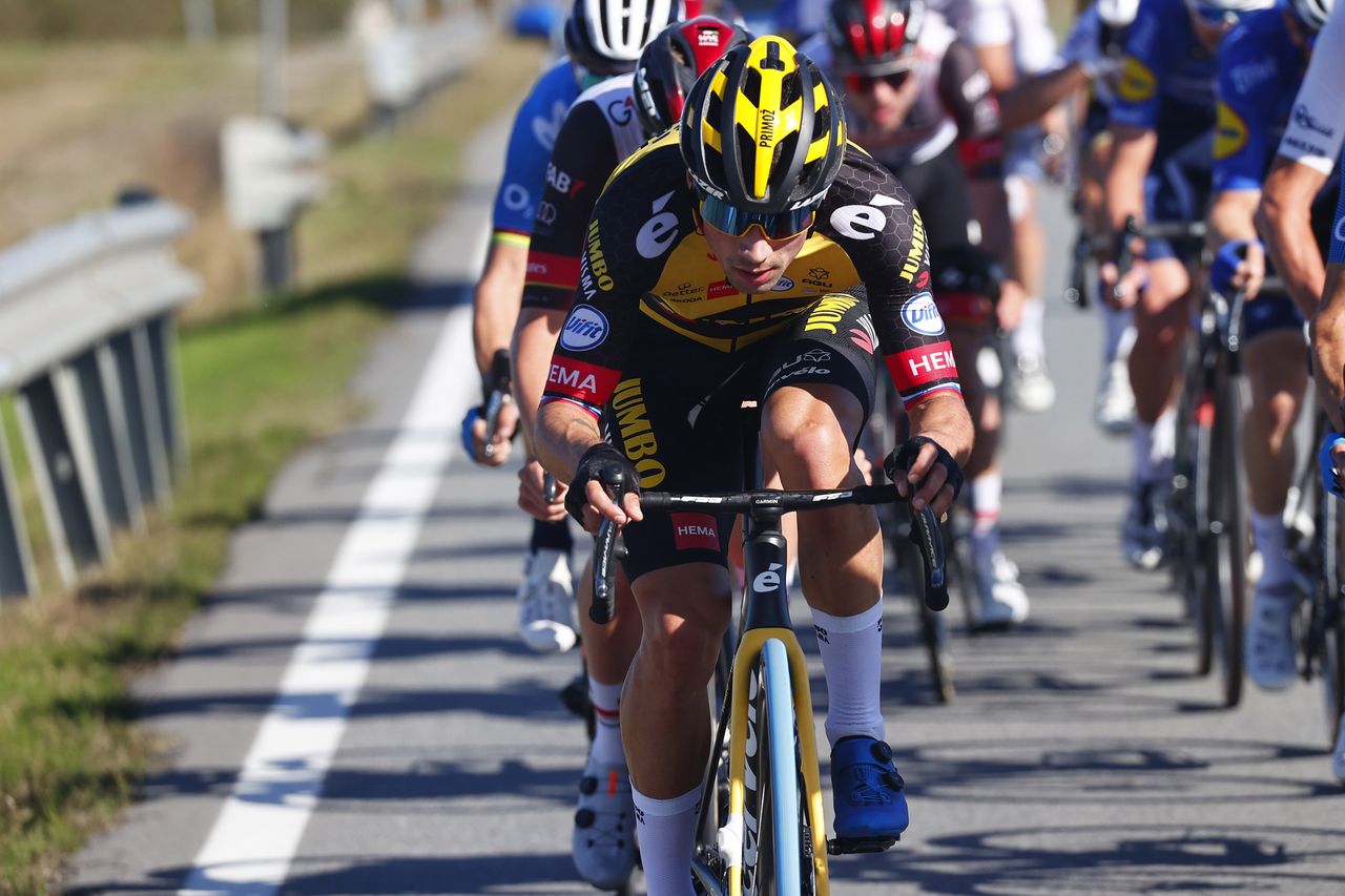 Milano Torino 2021 102nd Edition Magenta Torino Superga 190 km 06102021 Primoz Roglic SLO Jumbo Visma photo Luca BettiniBettiniPhoto2021