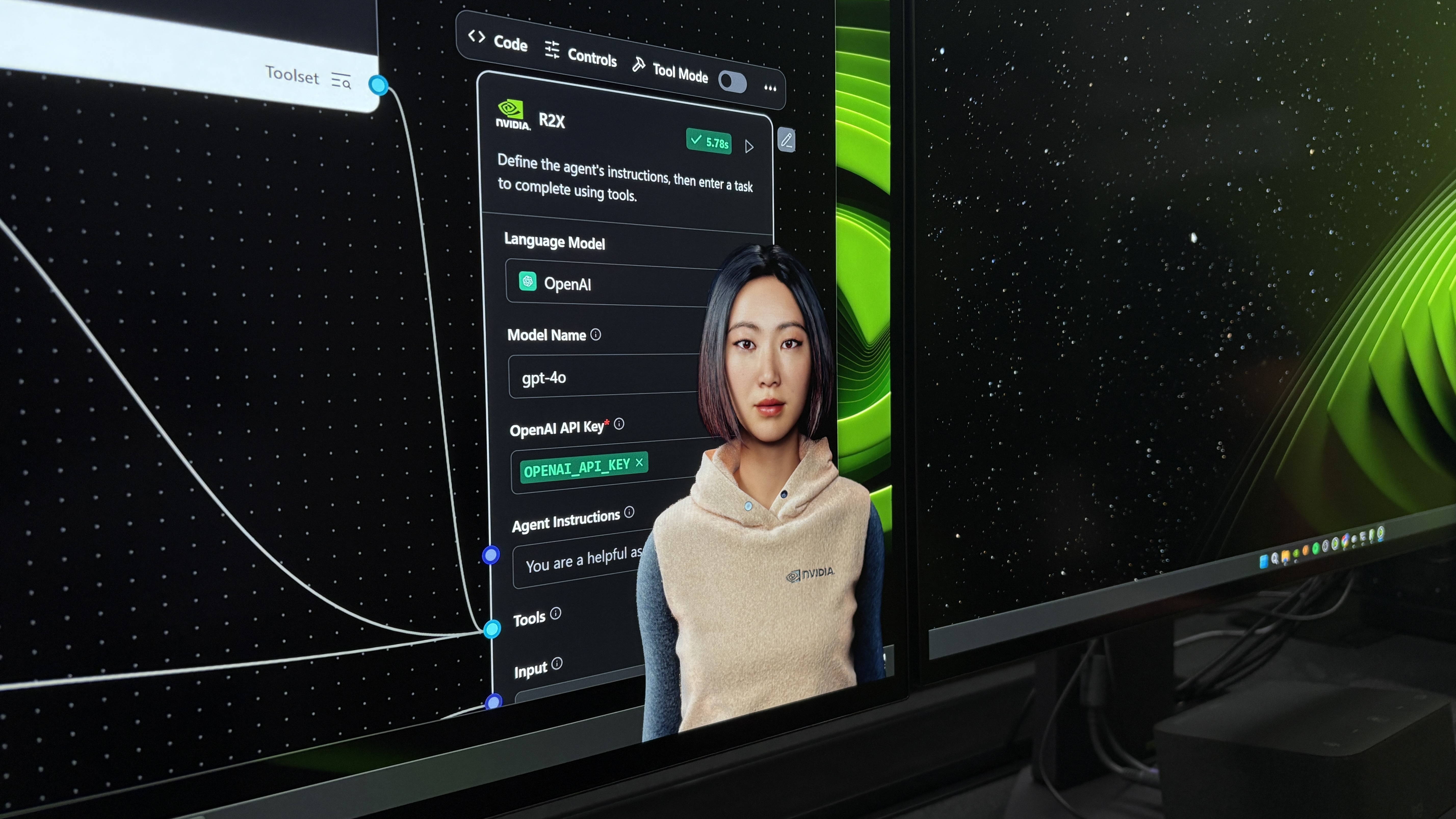 Nvidia Project R2X on display