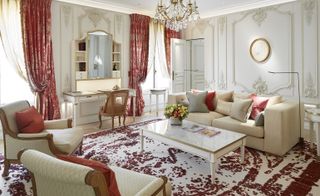 Lounge in Pompadour Suite, Le Meurice