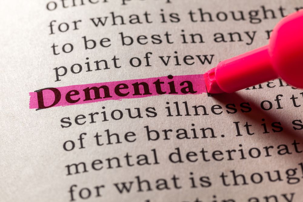 dementia, dictionary