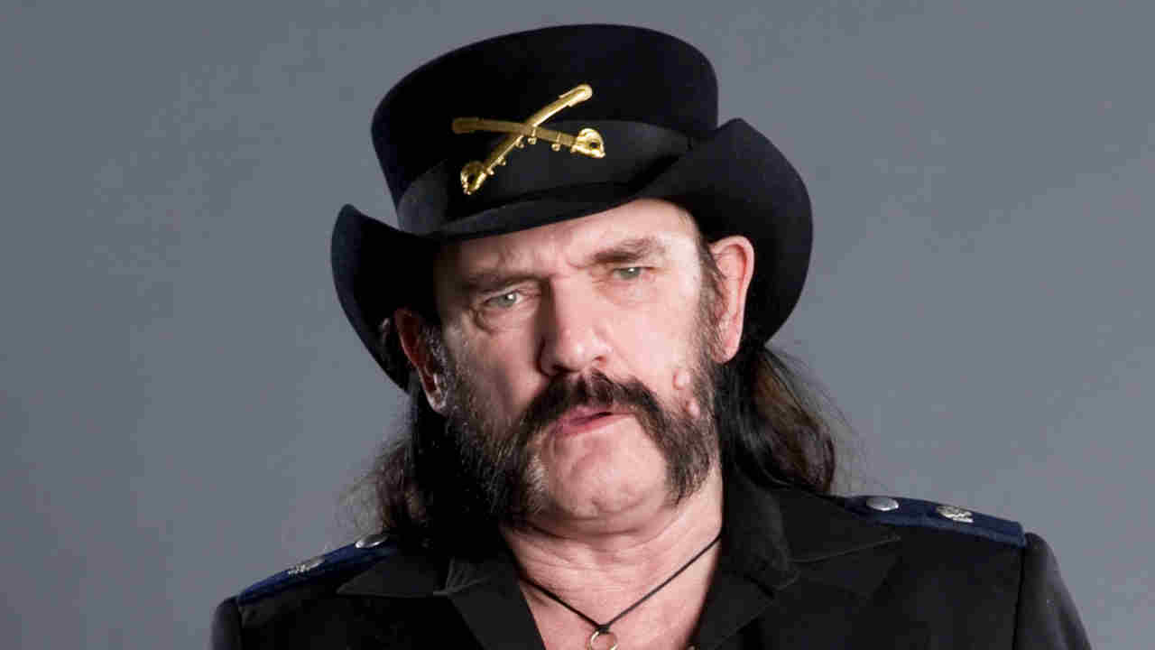 Lemmy posing for a photograph in 2011