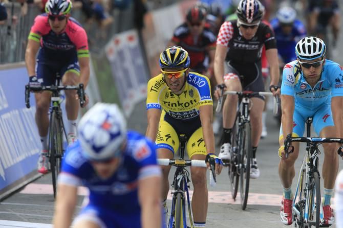 Alberto Contador (Tinkoff-Saxo) finished 14th in stage 3 at Tirreno-Adriatico