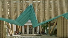 US Pavilion porch Venice Biennale 2025