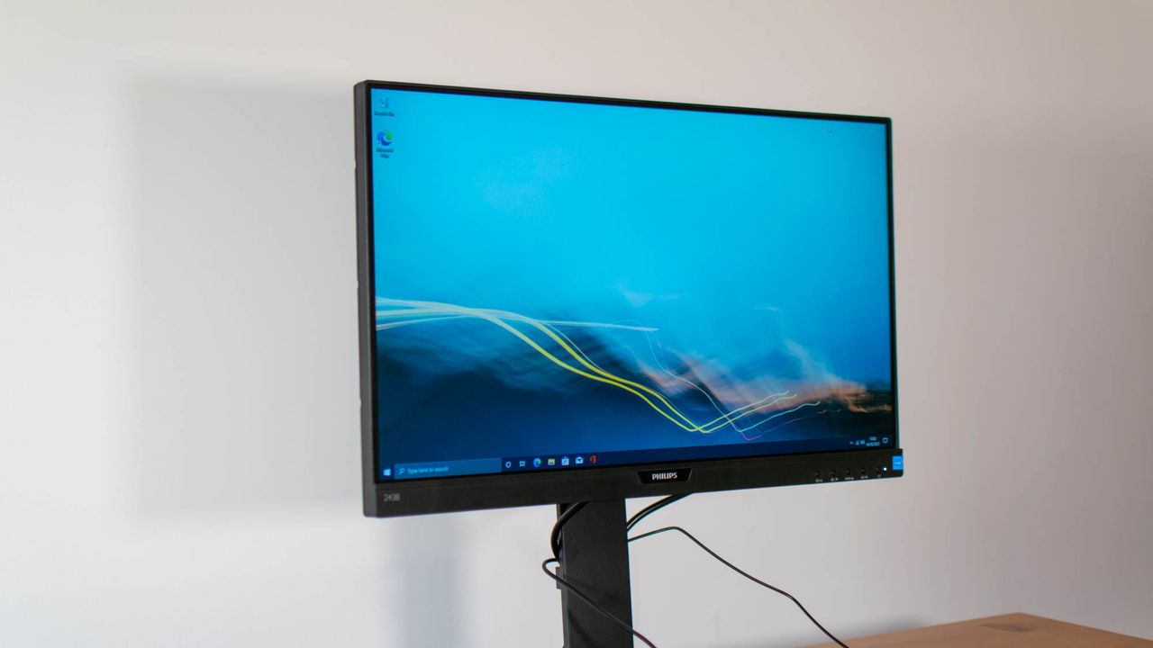 Philips 243B9 angled view