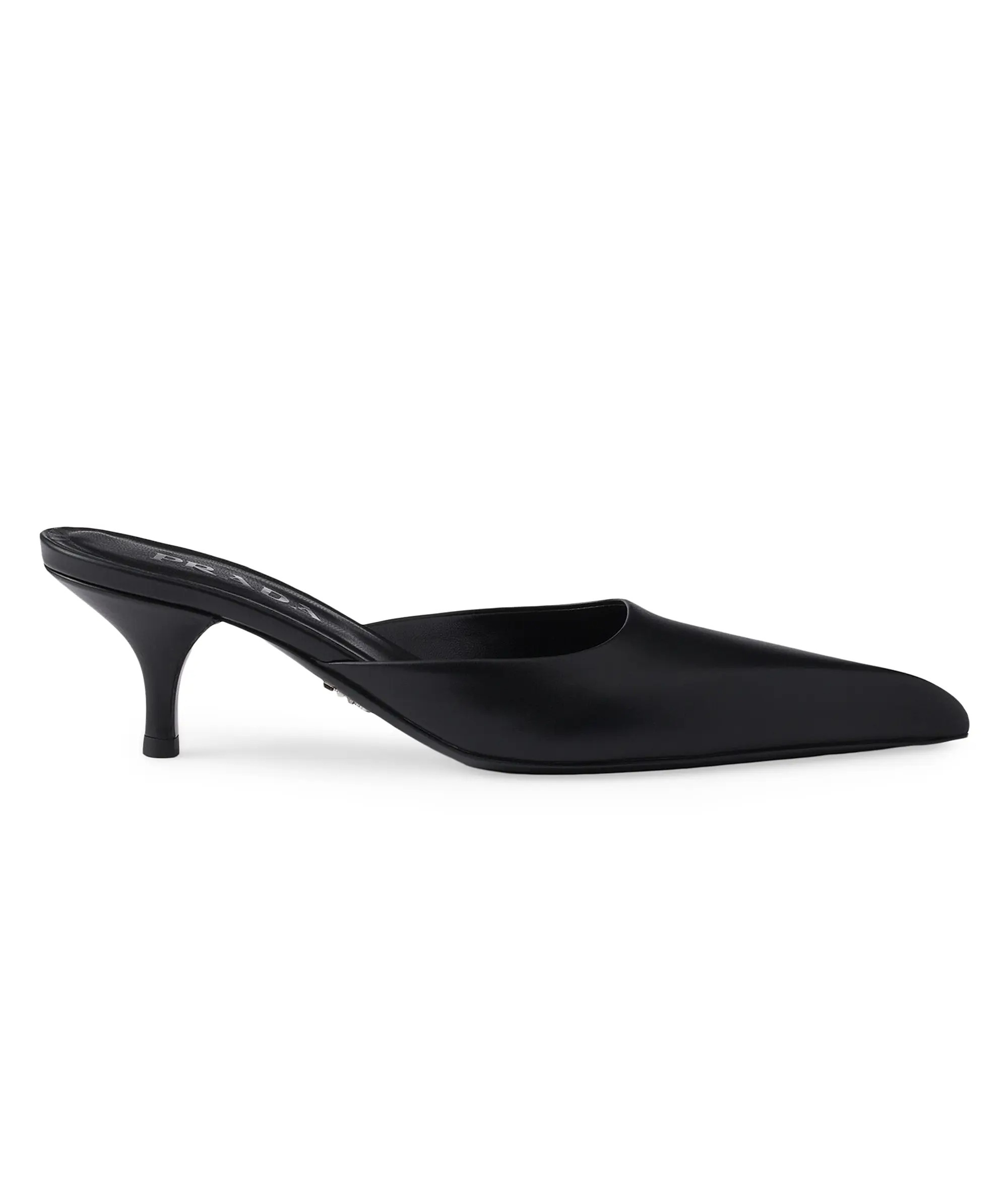 Prada, Leather 55mm Mules