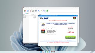 WinRAR on Windows 11