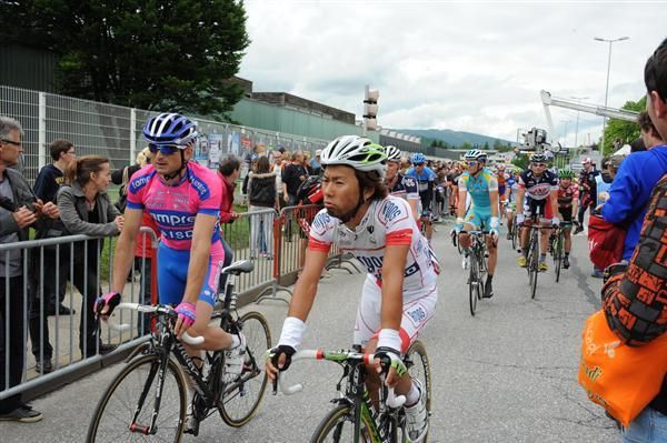 Argos Shimano's Yukihero Doi (in white)