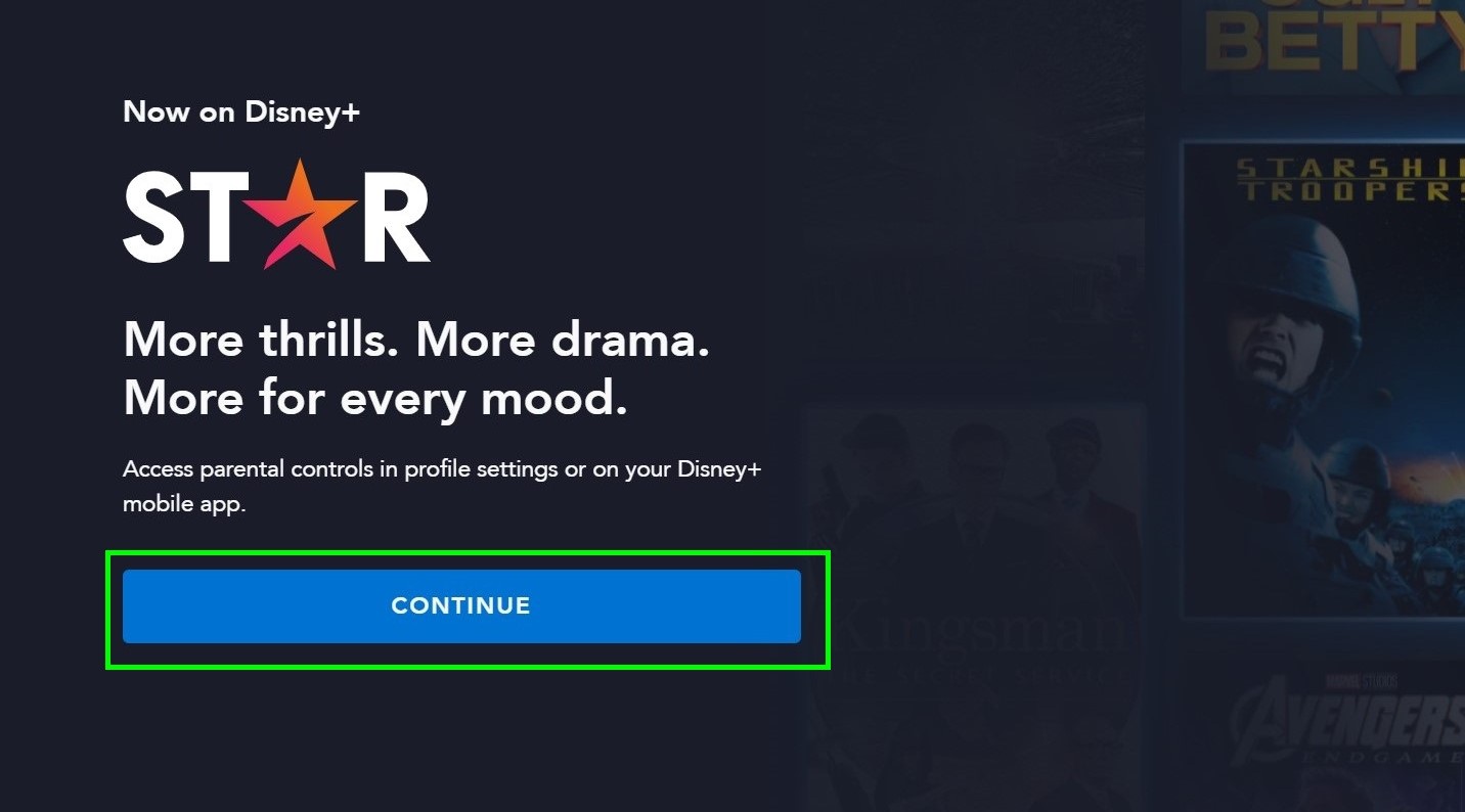 How to set up Disney Plus parental controls - login