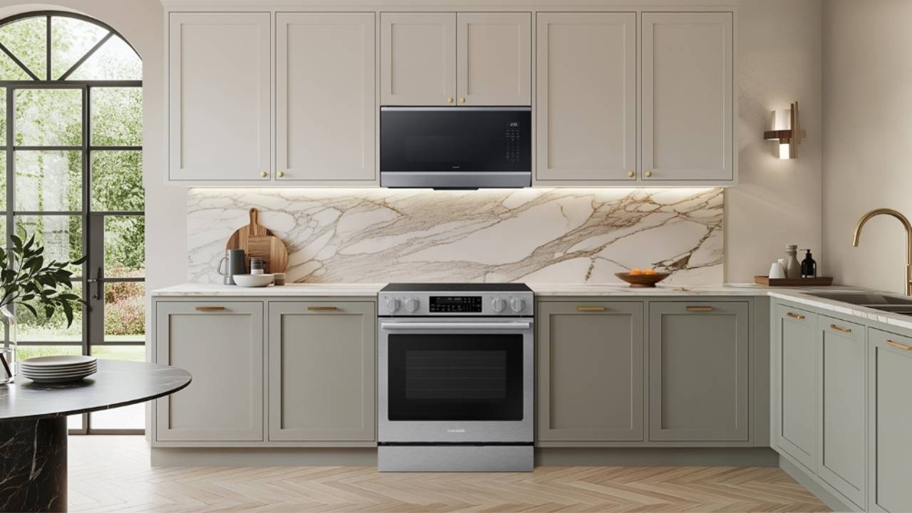 Samsung Smart Over-the-Range Microwave with Air Fry Max