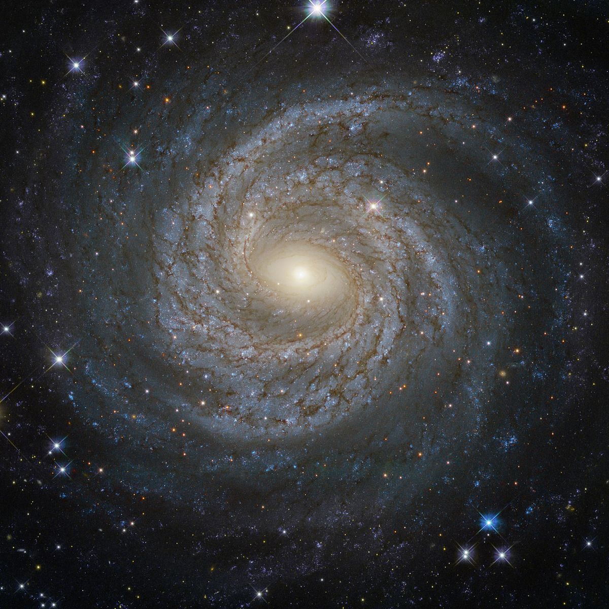 Galaxies such as this spiral, known as NGC 6814, are held together by mysterious dark matter.