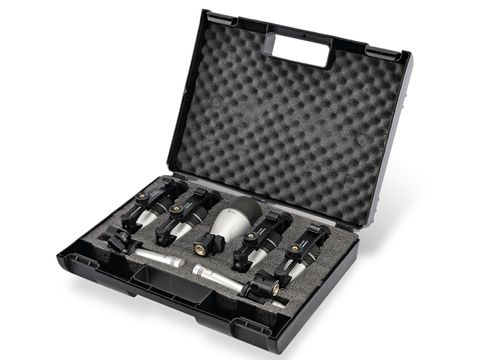 The kit comes housed in a foam-lined hard case.