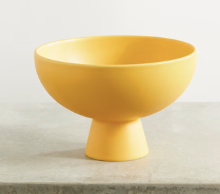 yellow footed bowl
