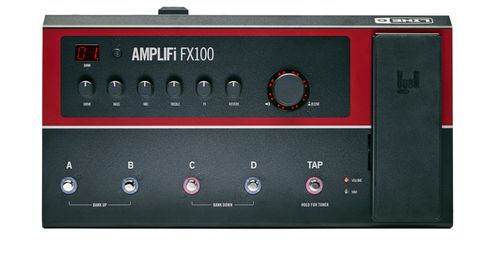 As with its bigger amp-sized brothers, the FX100 has a sleek, modern design