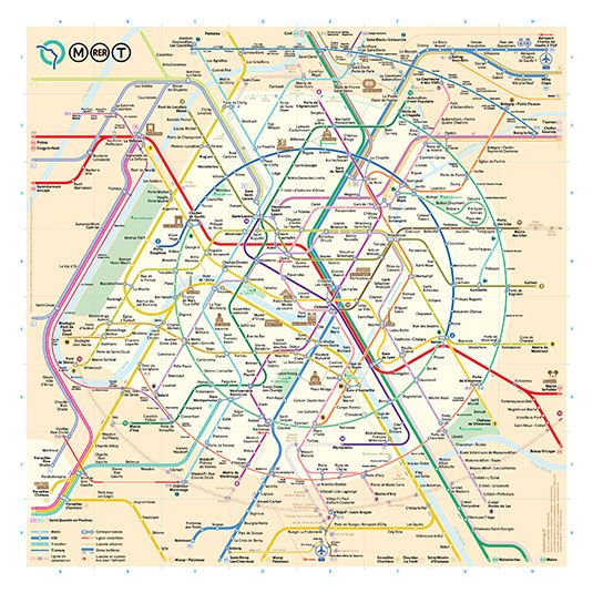 Beautiful new Paris Metro map is a circular delight | Creative Bloq