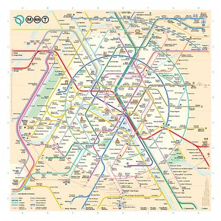 Beautiful new Paris Metro map is a circular delight | Creative Bloq