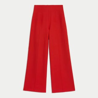 Tailored Wide Leg Trouser With Wool