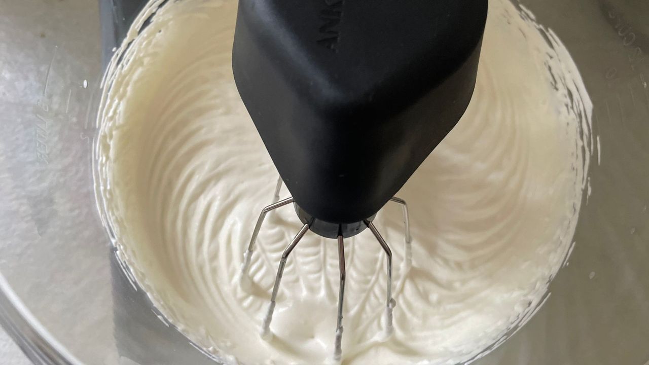 Ankarsrum Stand Mixer whipping cream