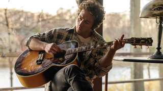 Jeremy Allen White plays early 80s vintage Bruce Springsteen in "Springsteen: Deliver Me From Nowhere"