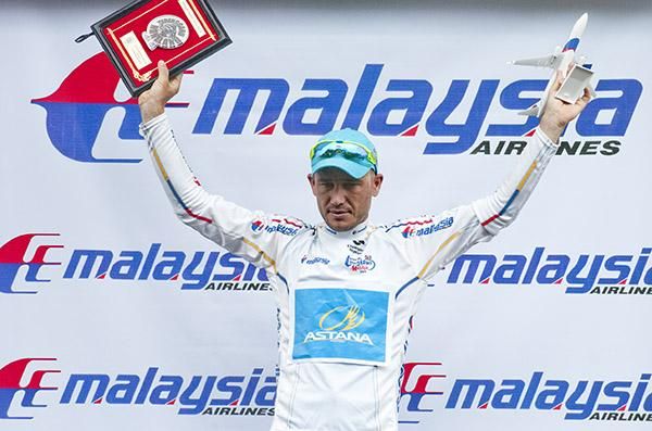 Astana's Alexandr Dyachenko remains the best placed Asian rider in the tour.
