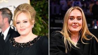 adele hair transformation - before and after photos