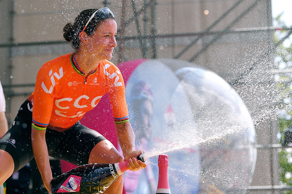 Marianne Vos (CCC-Liv) wins the final stage of the Giro Rosa
