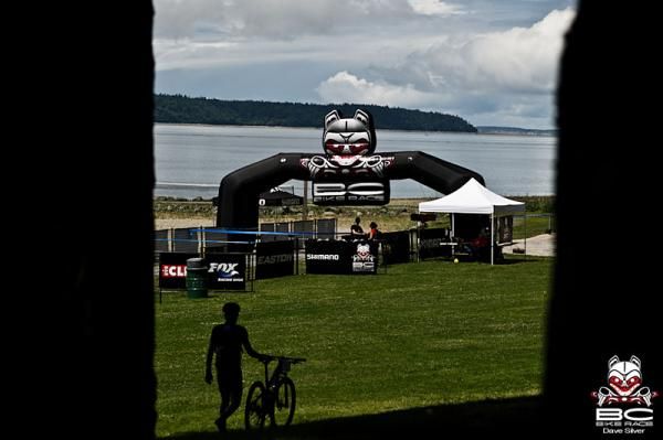 The sunlight greeted racers in the morning before the start at Willingdon Park and Campground.