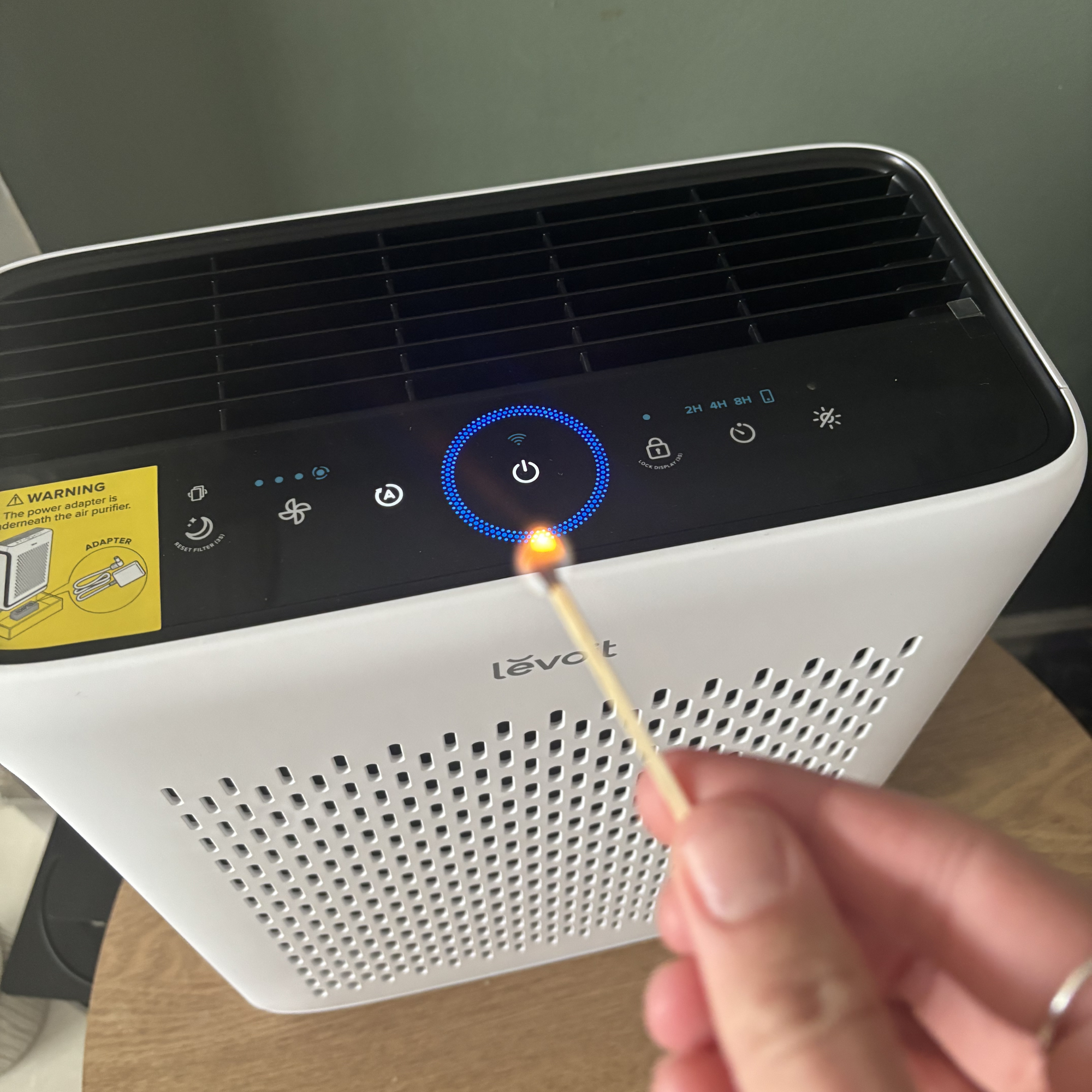Levoit  Vital 100S Smart Air Purifier  match test