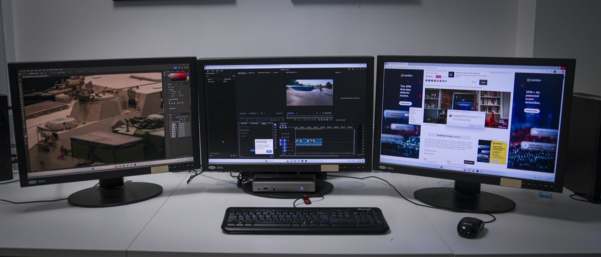 This 3-monitor dock lacks aesthetic charm, but when it comes to performance, the StarTech 150US-USB4DockTriple is spot on.