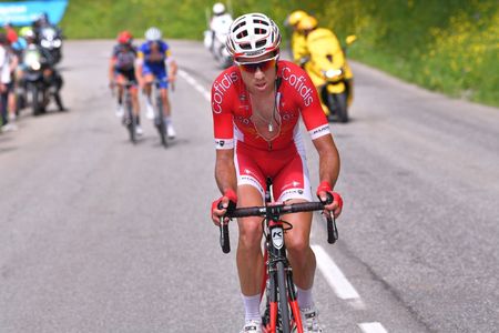 Nicolas Edet (Cofidis) was the last man from the breakaway