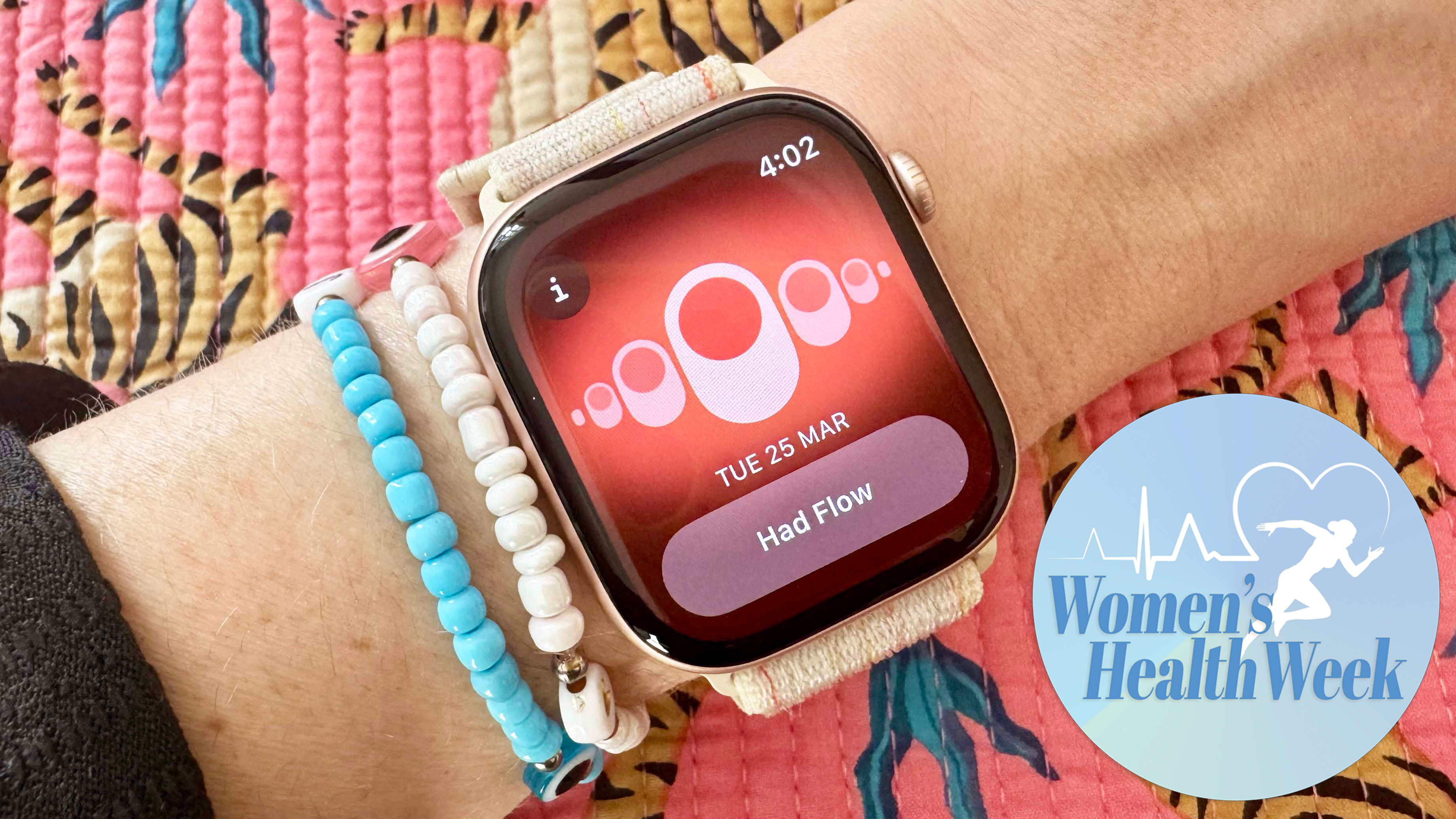 Menstrual tracking on the Apple Watch