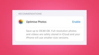 Optimize iPhone Storage hero