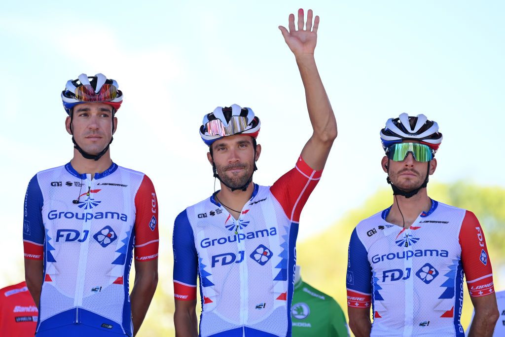 Thibaut Pinot before stage 4 of the 2022 Vuelta a España