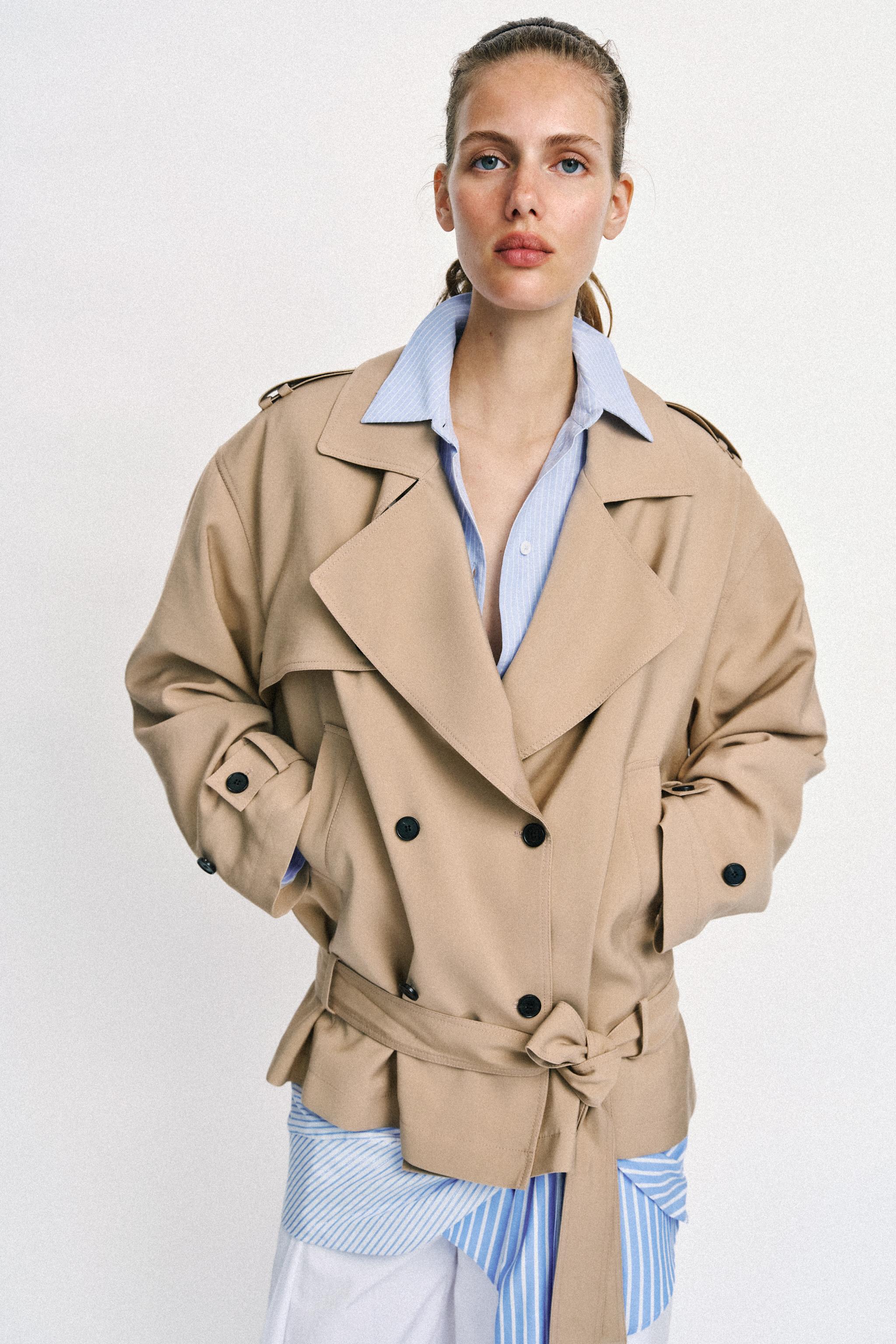 Trench Jacket With Belt