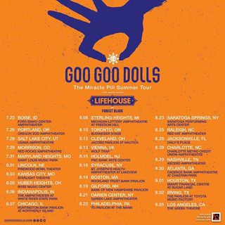 Goo Goo Dolls tour poster