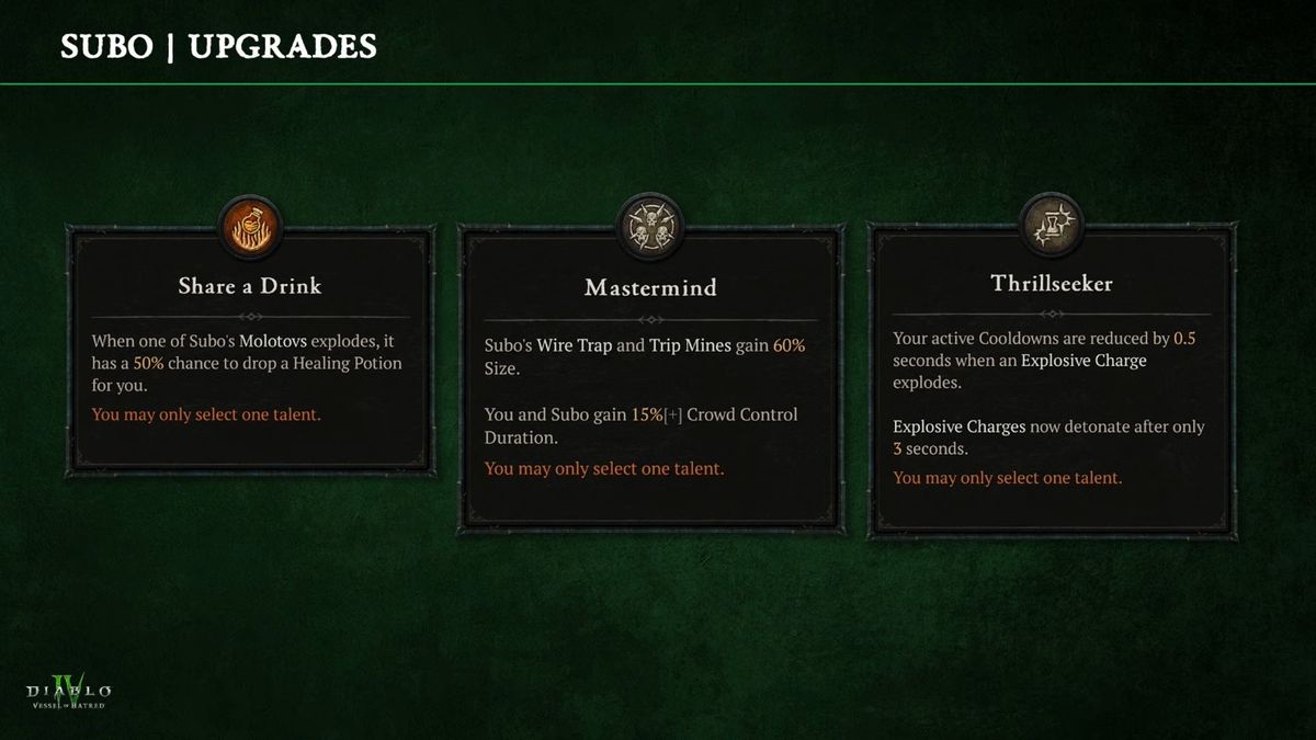 Mercenaries in Diablo 4