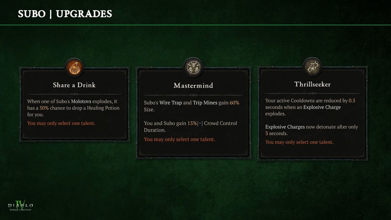 Mercenaries in Diablo 4