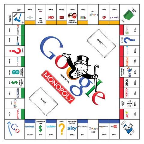 Monopoly redesigned for the Google era | Creative Bloq