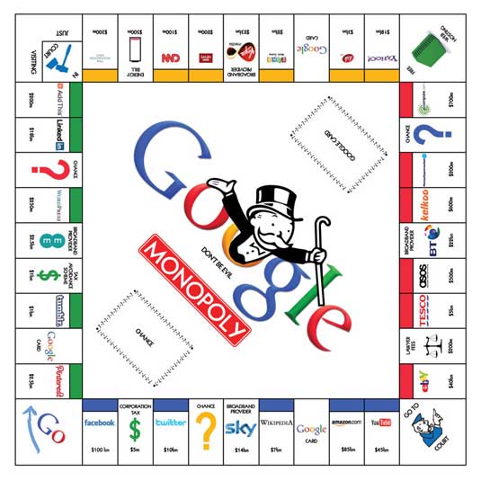 Monopoly Redesigned For The Google Era | Creative Bloq